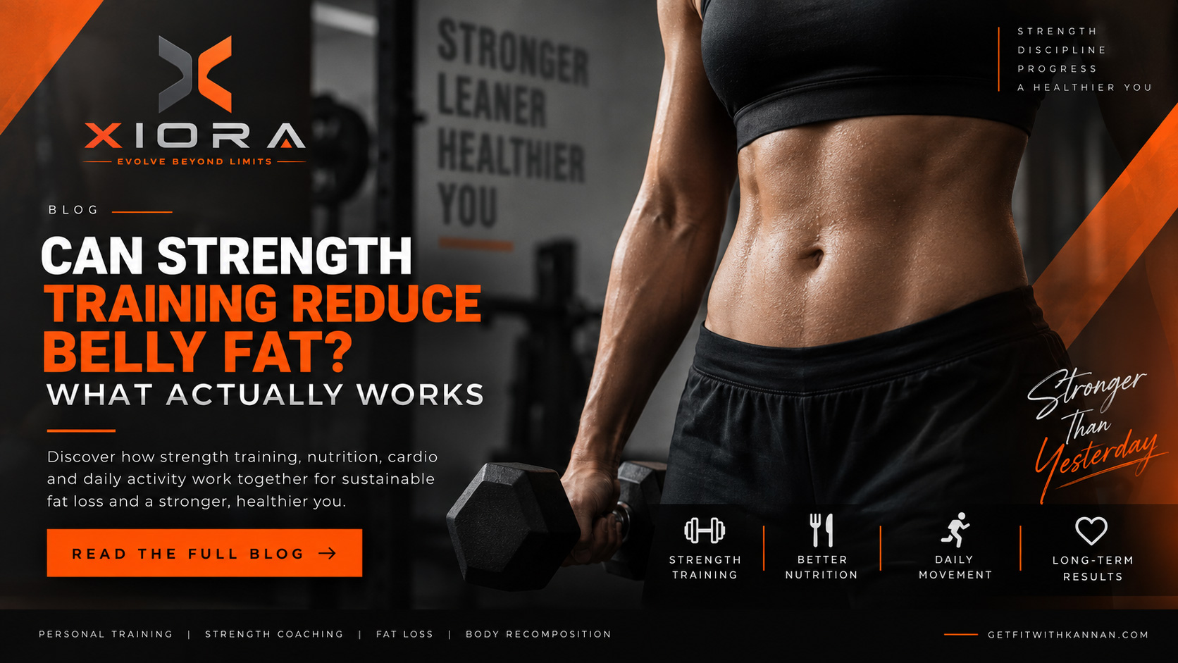 Strength training for belly fat and fat loss with personalised coaching in Trivandrum