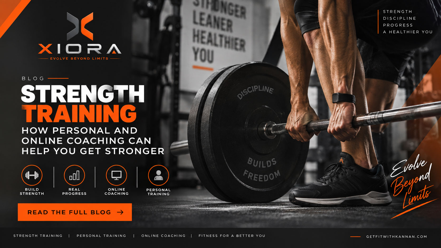 Strength training with personal and online coaching for fitness goals